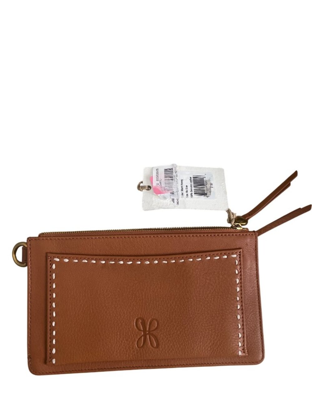 HOBO Hart Wristlet Warm Honey Leather Wallet - missing strap